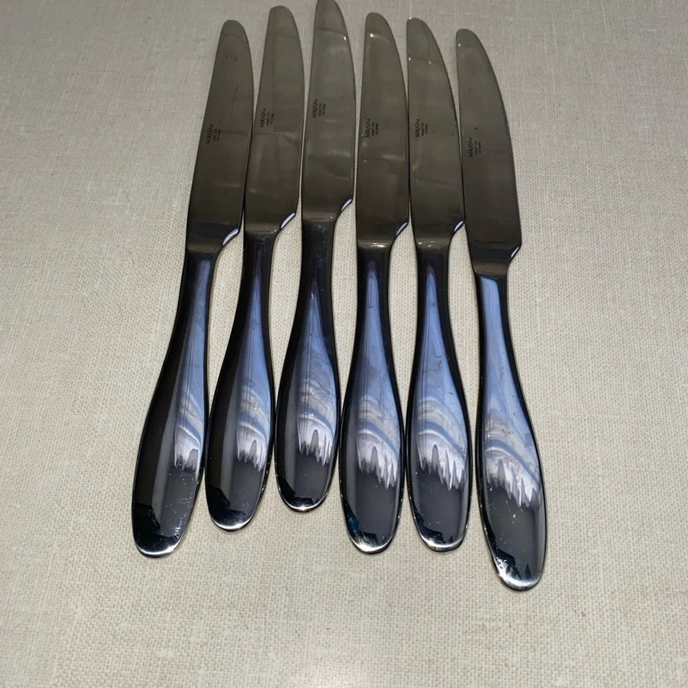 Mikasa HAMILTON  Stainless Steel Flatware Knives Set‎ Of 6